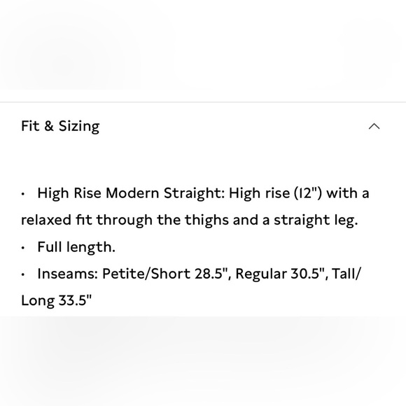 Banana Republic High Rise Modern Straight Siena Wool Italian Black Pant Sz 4. - Picture 5 of 8